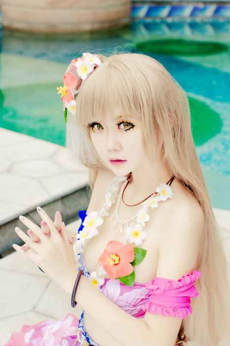 [国内Cosplay]ID0041 [CosPlay] 2015.09 No.141 要叫我尾巴sama 南小鸟水着夏威夷觉醒 [8P49M]