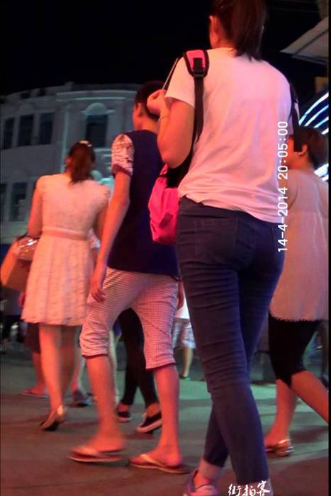 [街拍客视频]jx0069 紧身裤丰满美臀漂亮美眉