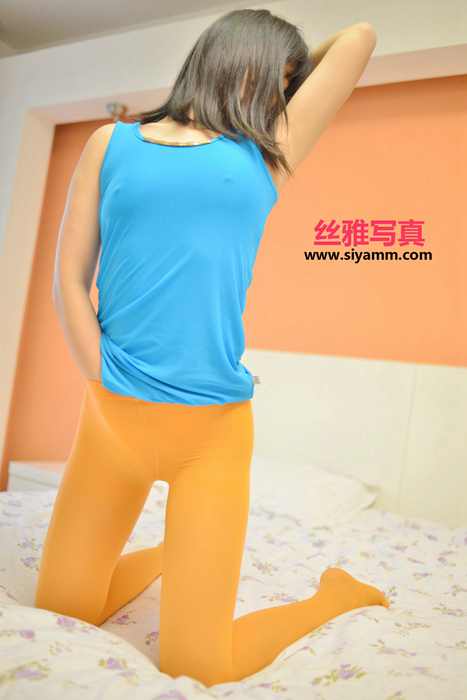 SIYAMM丝雅写真No.089超性感无内黄色裤袜妹子
